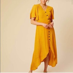 Mustard Yellow Maxi Dress